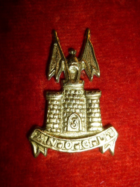 3rd Nizam's Own Golconda Lancers Regiment Cap Badge - Indian Army 